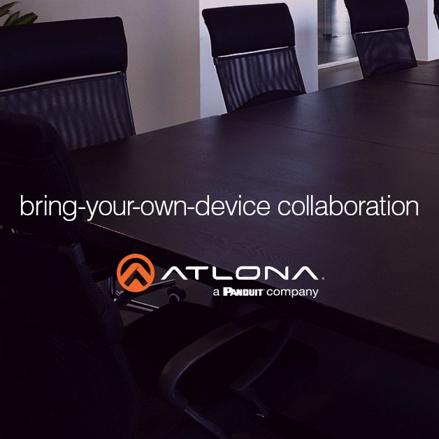 Atlona's tweet image. Atlona's Wireless Presentation solution features a multi-platform collaboration gateway that connects natively to your mobile device without an app.