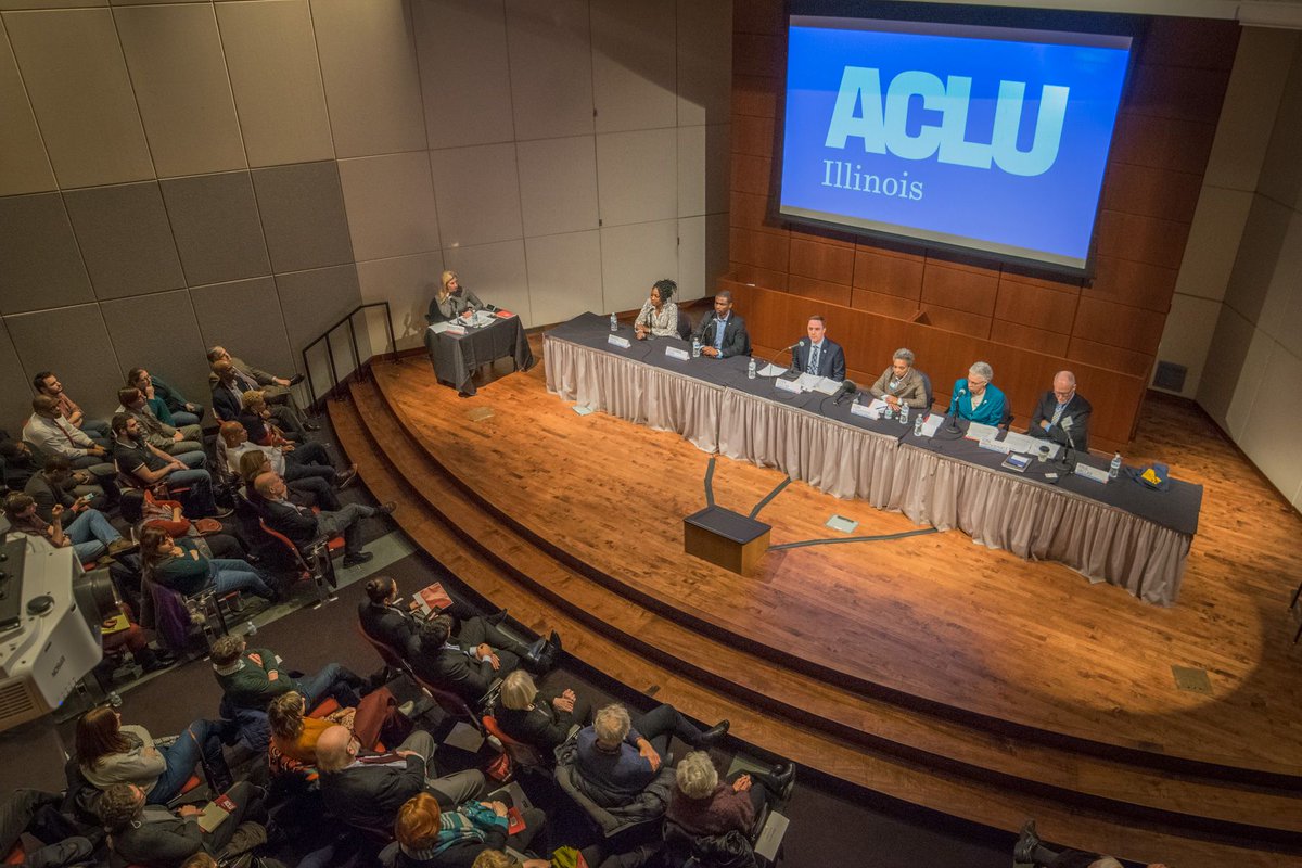 ChicagoKentLaw's tweet photo. Last month, the ACLU-IL sponsored a civil liberties-focused mayoral forum here at Chicago-Kent with 6 of the candidates for mayor.
Missed the event? Find the full video, specific questions, and more in our recap on the #CKNow blog: https://t.co/ym9fWQe7ol https://t.co/ItbhRklPrW