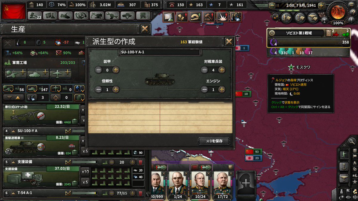 Hoi4オススメの師団編成