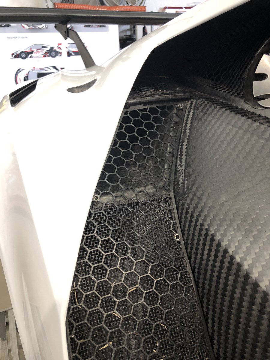 RacersEdgeMS's tweet photo. We have a little excitement in the shop today. Preparation for the @SROAmerica season is in full swing! #sneakpeek #AcuraNSXGT3 #GT3 #MBRP #HPD #HPDRacing #FRAMAutolite #GTAmerica https://t.co/u0fXBqOdIS