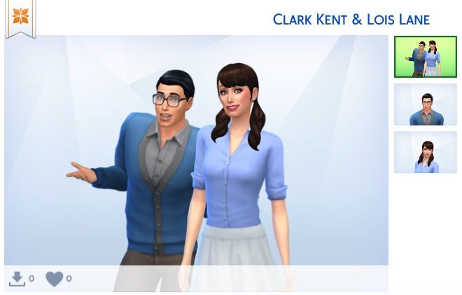 || I created a Sim version of Margot Kidder's Lois Lane in The Sims 4 last night, if anyone is interested. You can find her in the Gallery using #DailyPlanet