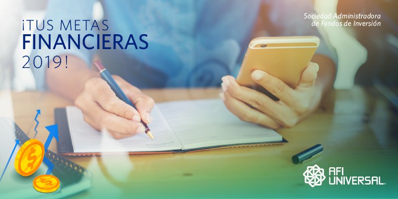 UniversalRD's tweet photo. Tus metas financieras del 2️⃣0️⃣1️⃣9️⃣ deben ser específicas, medibles, realistas, alcanzables y con fecha límite.
En #AFIUniversal te ayudamos a establecer un plan de ahorro que te permitirá alcanzar tus objetivos financieros. 💰
Conoce mas en👉 https://t.co/5Et8UA8u3a https://t.co/kd1QmPbpJF