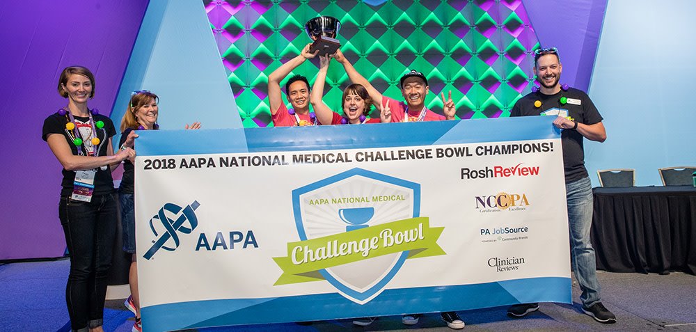 PA programs! Get your team ready and register for the AAPA National Medical Challenge Bowl. The top-scoring 36 teams will advance to the on-stage rounds, but only one will leave victorious. bit.ly/2tj8d7D