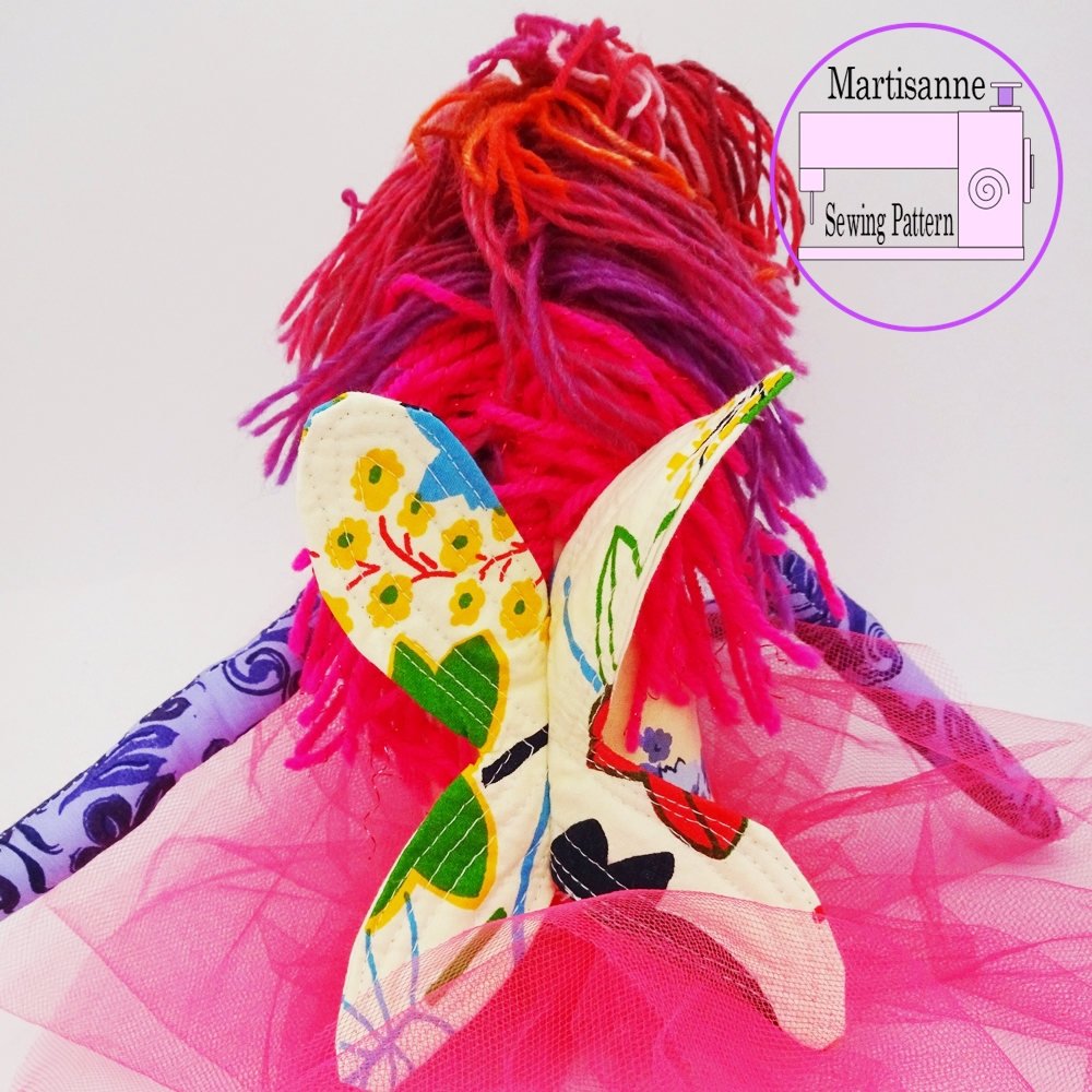 Unicorn doll pattern,cloth doll tutorial,folk doll pdf,soft toy sewing pattern, rag doll pattern, soft doll tutorial,whimsical toy e pattern tuppu.net/e493e402 #EtsyTeamUnity #TMTinsta #ToySewingPattern