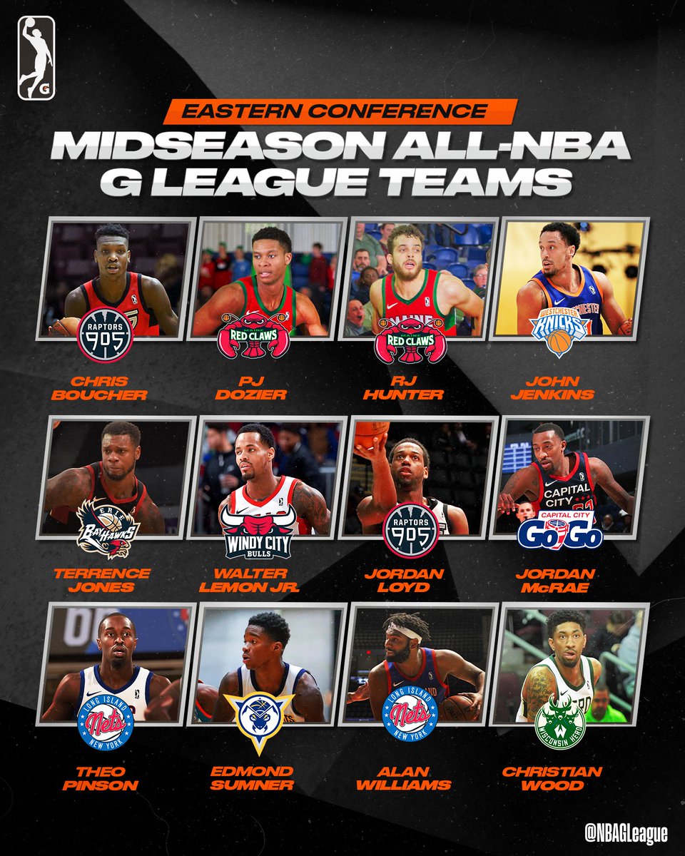 Unveiling the Midseason #AllGLeague Teams as voted by #NBAGLeague coaches, GMs & players! Highlights, info & more: https://on.nba.com/2E3KkXH http://srhlink.com/QygfDt