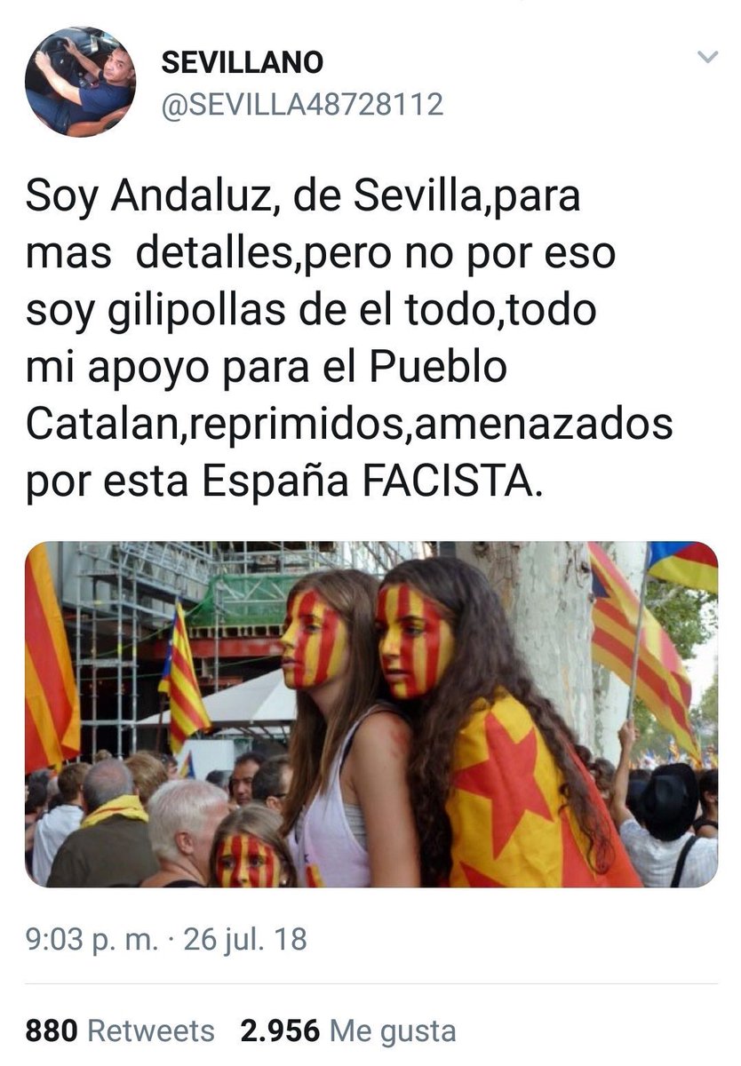 marcfarre55's tweet photo. @viriaton7 @aleixsarri @GINER @sanchezcastejon @RaholaOficial @aleixrenye @joanqueralto @JoanQueralt @jcanadellb @MelciorComes @assemblea @omnium @vagadefam @QuicoSalles @Bernat_Deltell @TianRiba @miriamnoguerasM @El_Be_Negre @msanlop1 @Homer_bueno votantes PP Cuñadanos v🤮x, audiéncias intelectos de @GranHermanoHD @FirstDates @salvameoficial @elprogramadear @EspejoPublico cuya media neurona no les llega a pillar nada...#mes324 #elintermedio #pinchacolon #Llibertatpresospolitics #JoAcuso https://t.co/zfRqMmGBOq