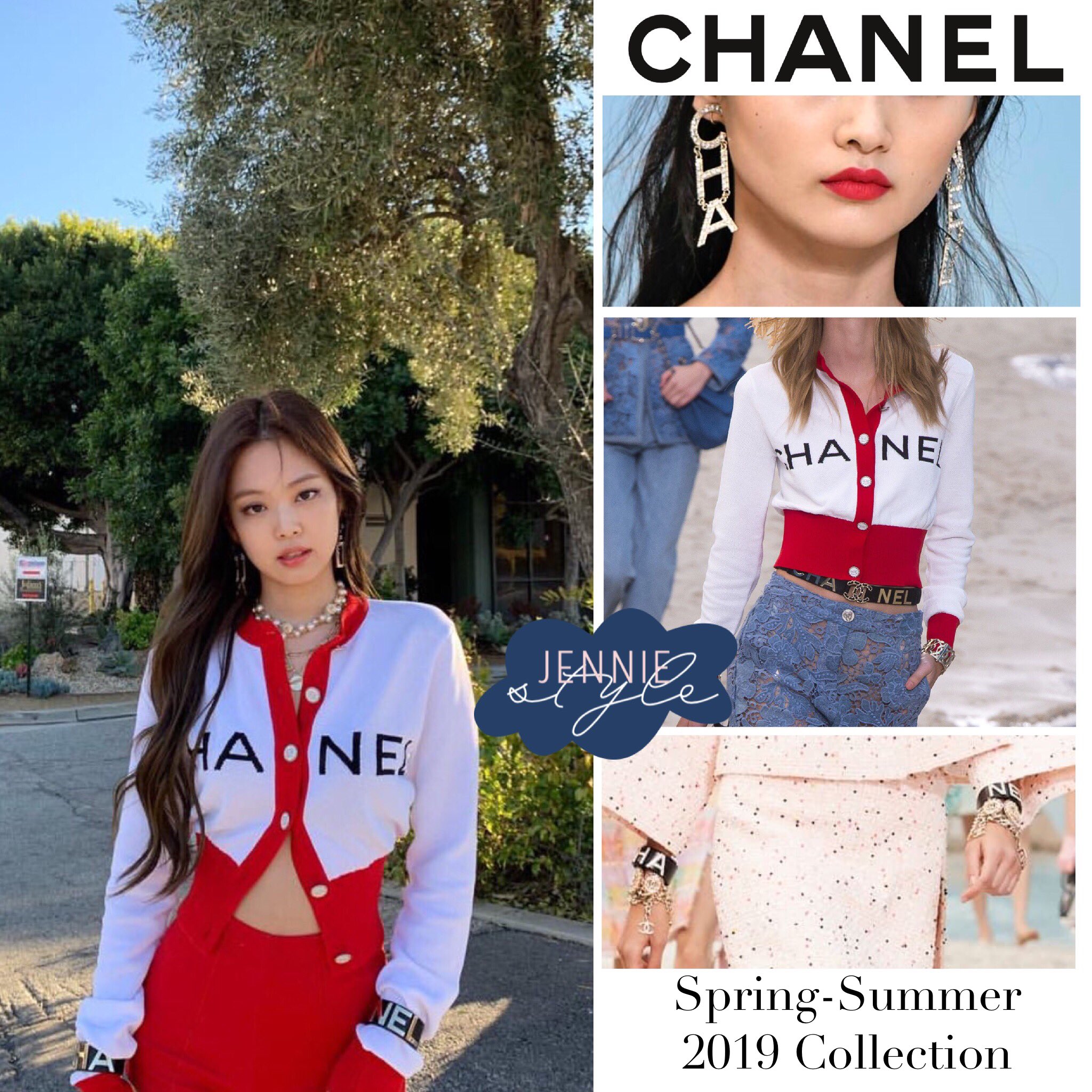 Jennie Style on X: jennierubyjane Instagram Update 190210 #chanel  Earrings, Cardigan, Cuffs from Spring-Summer 2019 Collection available in  boutiques from March 2019 #jennie #jenniekim #blackpink #JENNIExCHANEL  #blackpinkfashion #chanelgirl