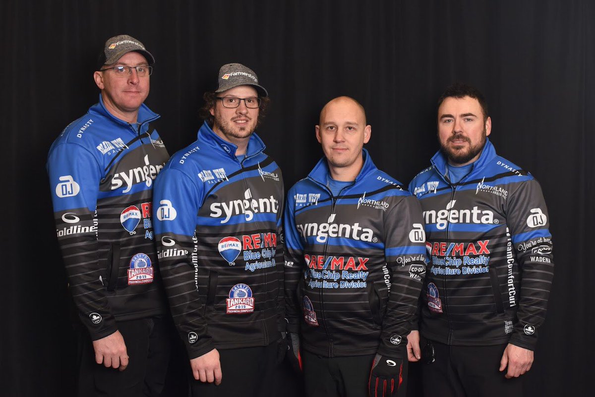 Congratulations to <a href="/wadenacurling/">Wadena RE/MAX CC</a> Team Comfort, your 2019 #SaskTelTankard Men's Provincial Curling Championship Norm Balderston Award Recipients!
•
A well deserving team to earn this sportsmanship award &amp; a great run at The Tankard gentlemen👍. #SaskTelTankard