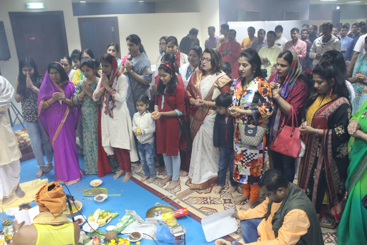 POSAbudhabi's tweet photo. POSA Saraswati Puja 2019 at ISC Abudhabi https://t.co/3tpTw2DWUa