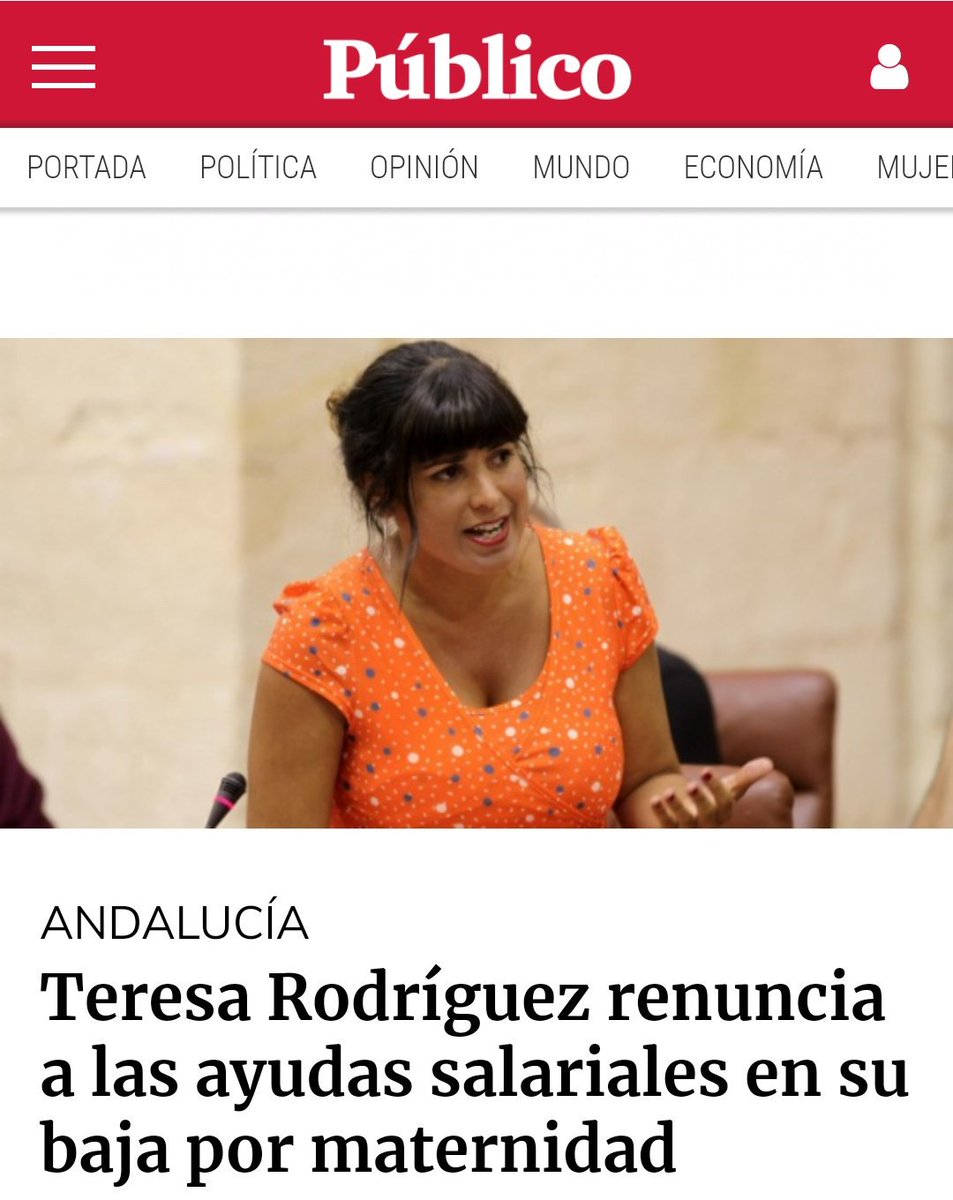 RosaMar6254's tweet photo. TODOS LOS POLÍTICOS SON IGUALES!!😱😱😱

Unos te roban hasta la forma de andar, otros tienen conciencia🤷

#SiSePuede 💪💜

#ArrimadasMontero
#PinchazoColon
#LaCafeteraPPinchazo
 
Teresa Rodríguez renuncia a las ayudas salariales en su baja por maternidad https://t.co/UDCfqvYXBC https://t.co/0JuXC9m0Ke