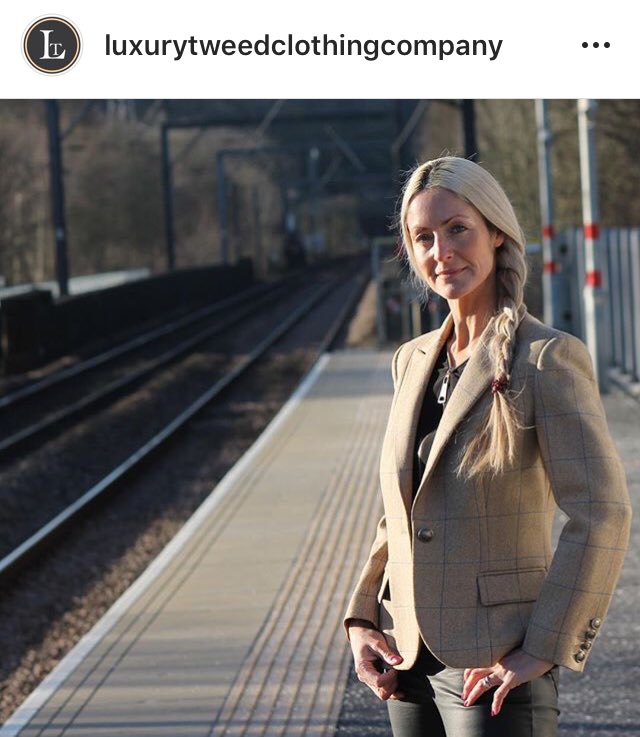 Pls RT Loved modelling this Jacket from <a href="/luxurytweed/"><a href="/luxurytweed/">@luxurytweedclothingcompany</a>clothingcompany</a> its just beautiful celebrate Yorkshire with some Yorkshire tweed ! #yorkshire gods little country. #ladiesjacket #shoutout @luxurytweed
