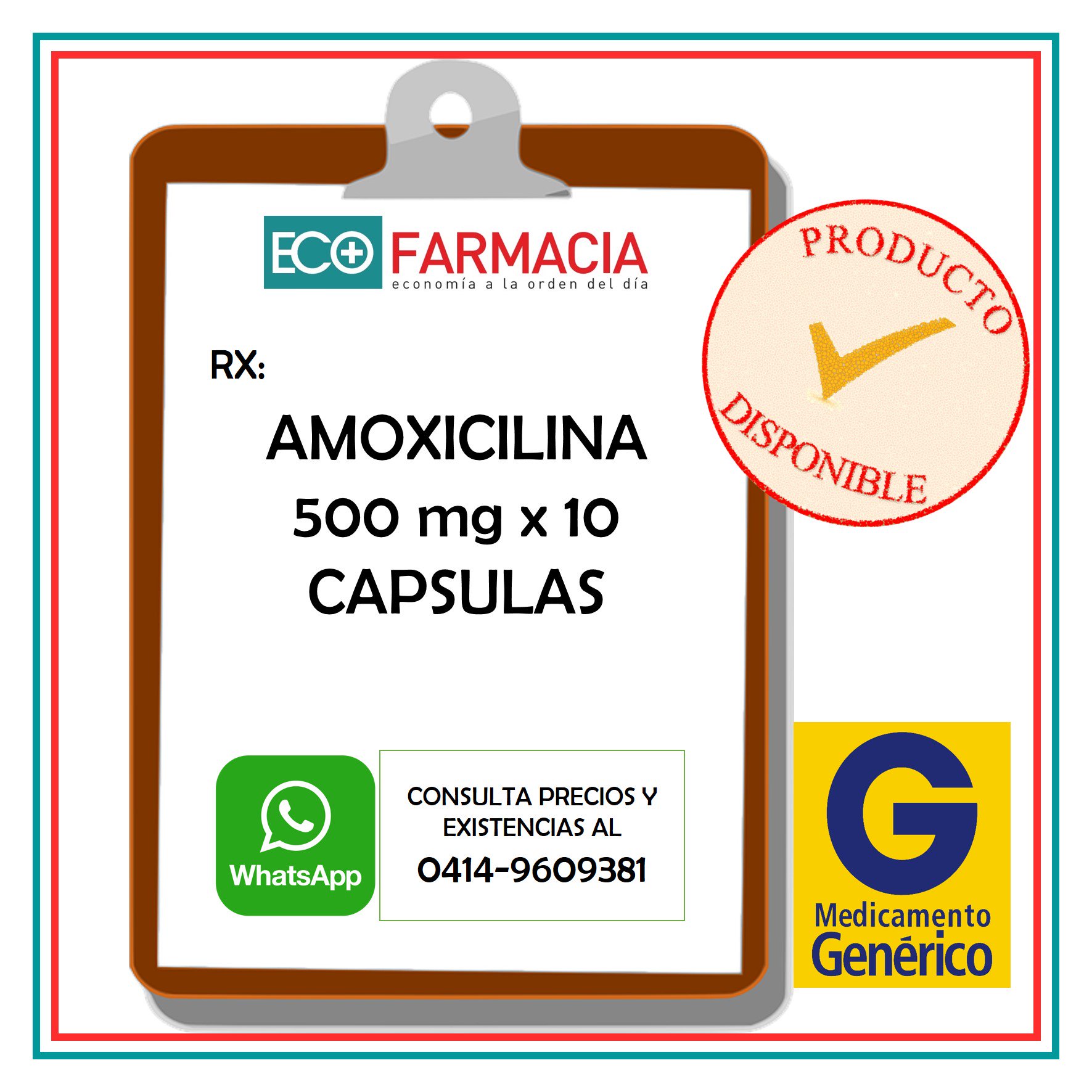 Orden Amoxil Genérico