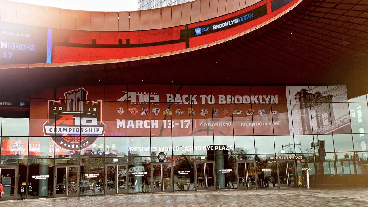 We see you <a href="/A10MBB/">Atlantic 10 MBB</a> 👀🏆🏀

#A10MBB Championship ➡️ March 13-17

#BrooklynHoops | bit.ly/2Sf6Y3w
