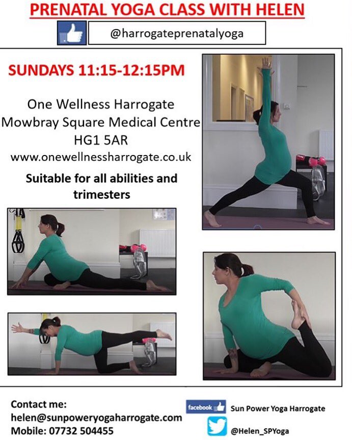 Helen_SPYoga's tweet photo. @Harrogatehour Yoga classes in Harrogate @YorkshireCentre and @OneWellnessUK 
#Yinyoga #prenatalyoga #sunpoweryoga #Harrogatehour https://t.co/cCXu333OIx