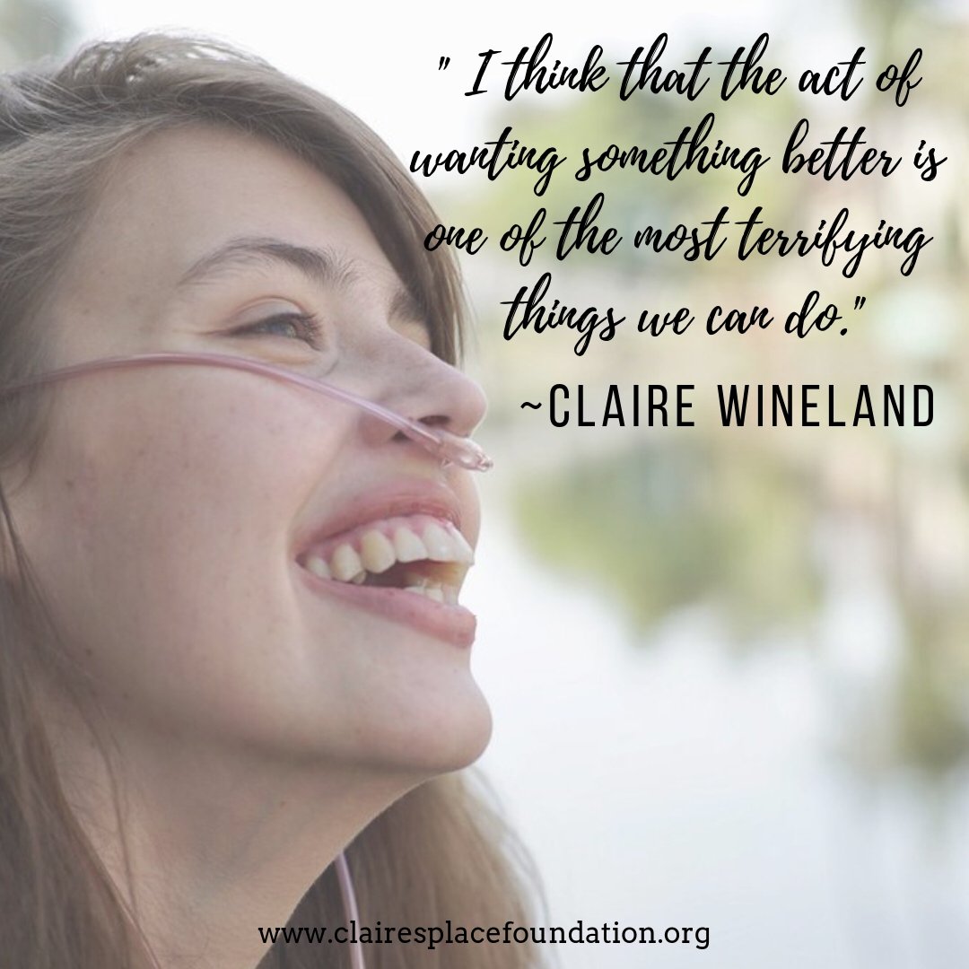 The future can be overwhelming for people affected by CF, but Claire remind...