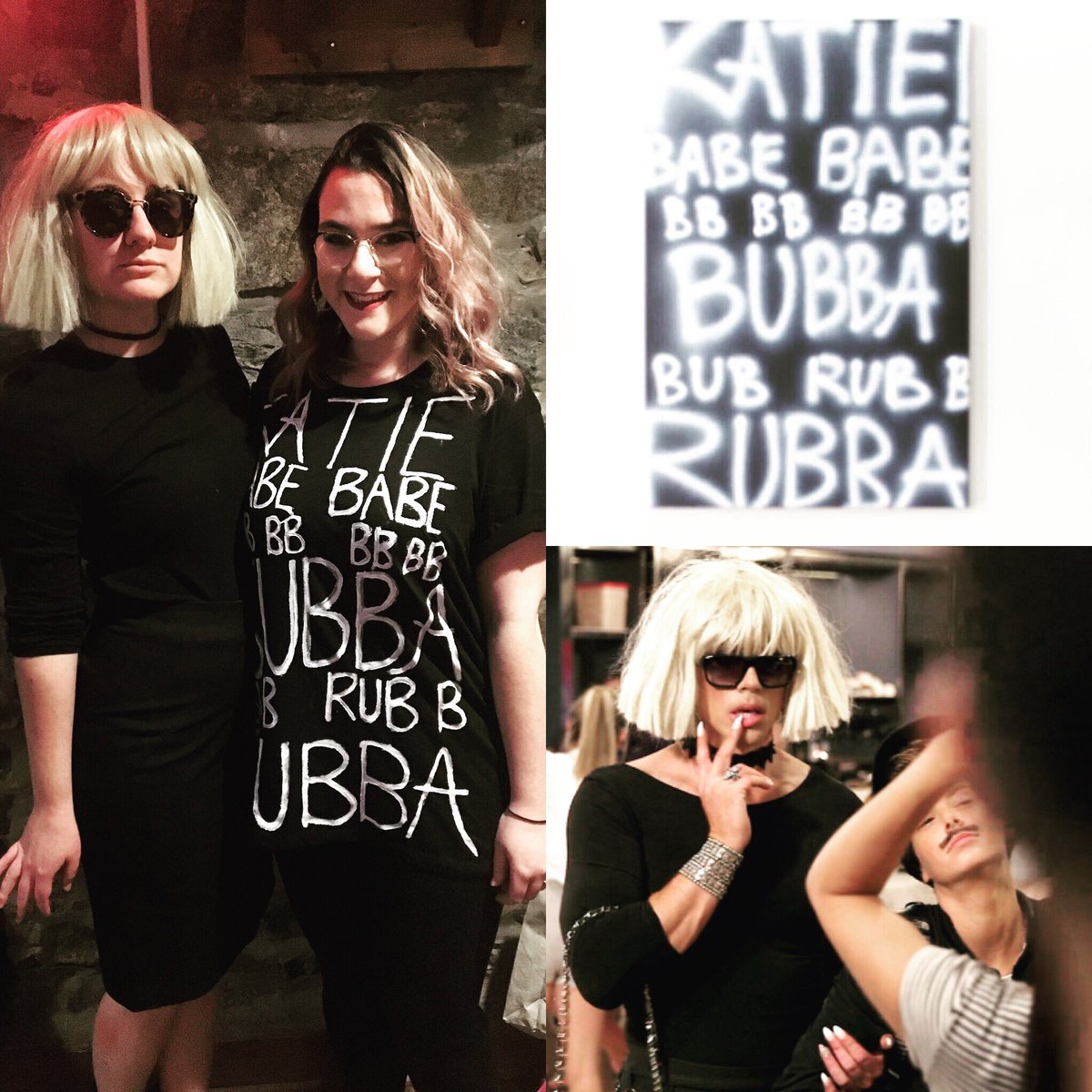 caseycox6's tweet photo. My best friend and I won at #PumpRules trivia and won the costume contest in the name of @chrissyteigen https://t.co/k8f22lya2P