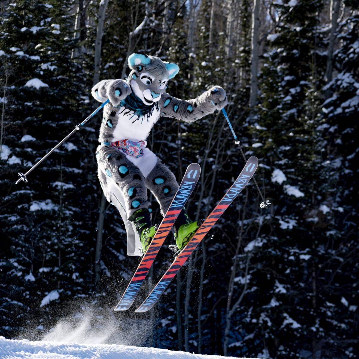 Another really good shot of @terahSnep launching himself off a jump at Steamboat. Not sure how I missed this one earlier