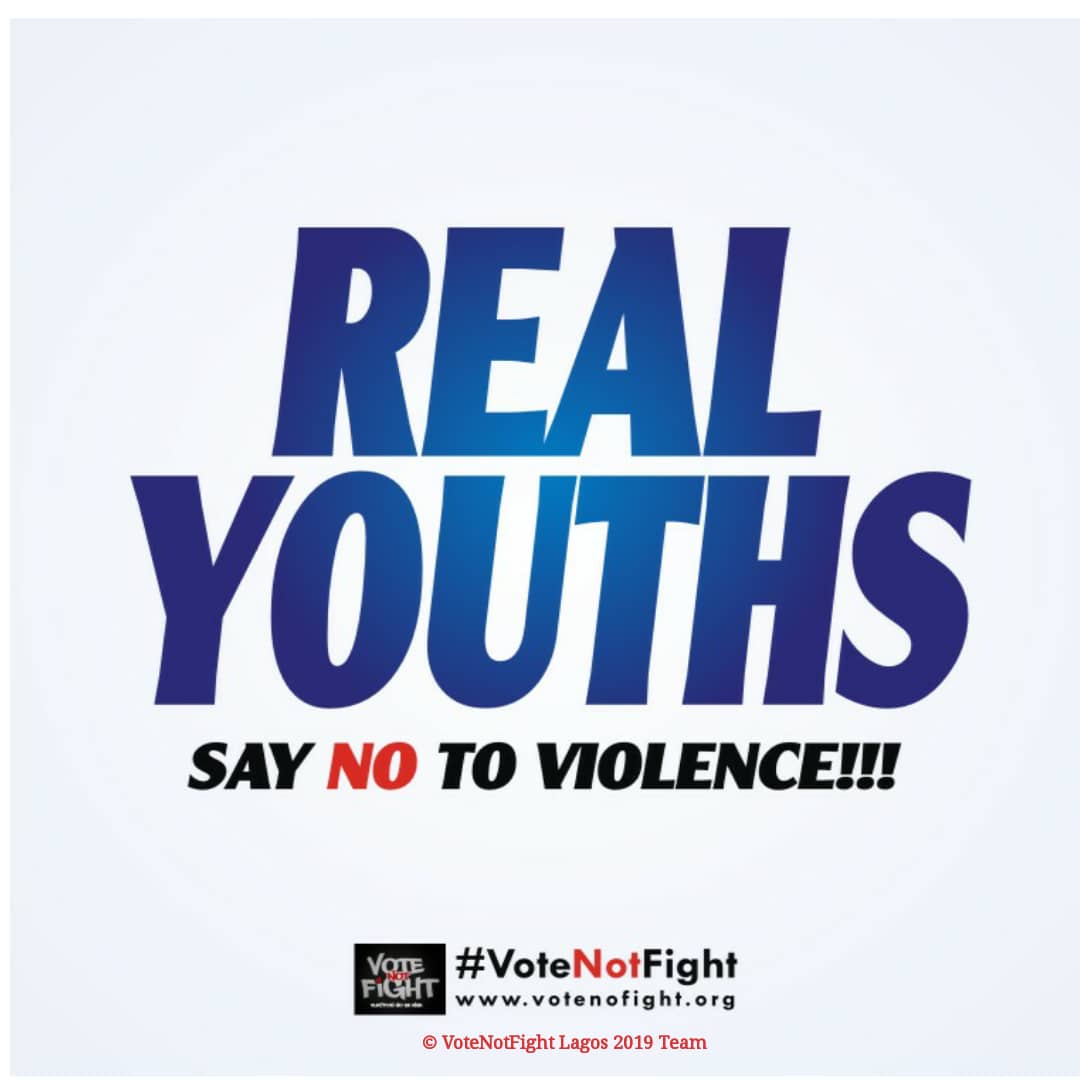 EjigaJoyce's tweet photo. #votenotfight https://t.co/81IfxQDHVM