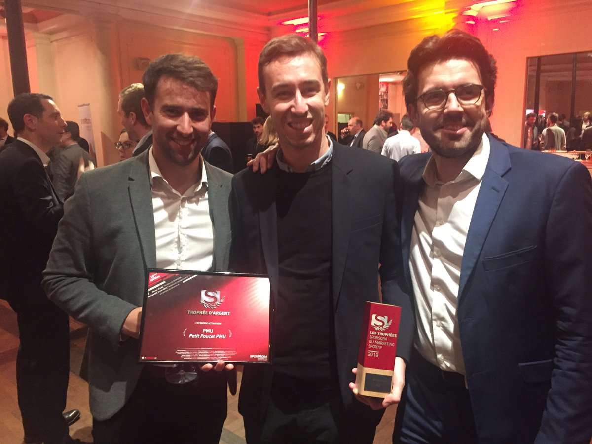 opeulvast's tweet photo. Time to celebrate !!! #SPORSORA19 #PetitPoucetPMU @MKTGFrance https://t.co/IGsrB1gEjX
