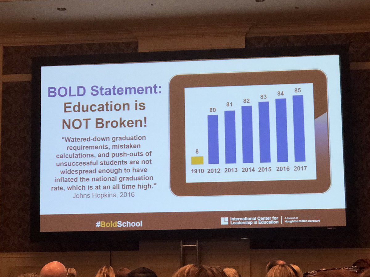 Will gladly argue this any day. Education is NOT broken. Let’s change the narrative. #pete2019 #boldschool