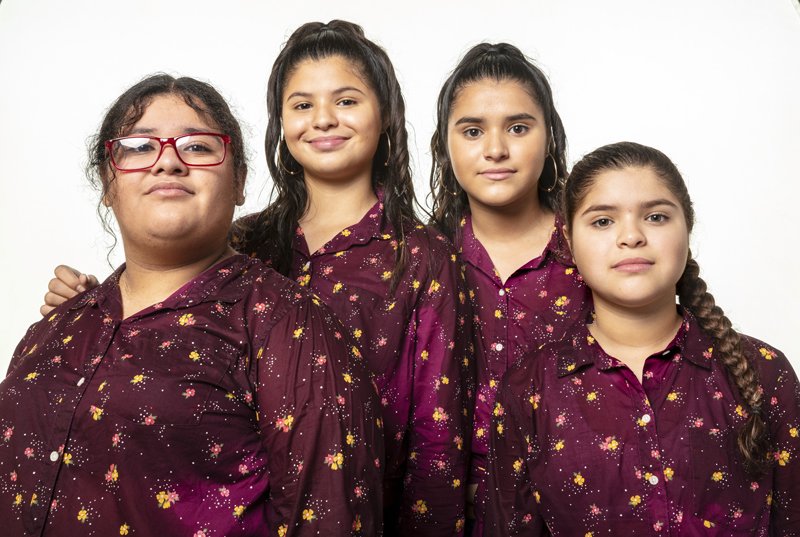 "We like Norteño music. It’s our traditional music. When we play, it’s like Mexican instruments and when everybody smiles at us, it makes us happy." -Dulce y Las Trillizas (Yisbel, Jhanderlin, Sheyla)
#facesofthefestiva2018 @StevenMeckler photo