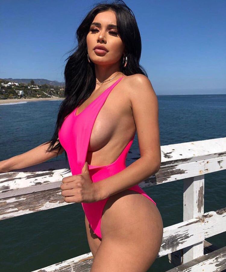 from the door, to the floor, to the bed