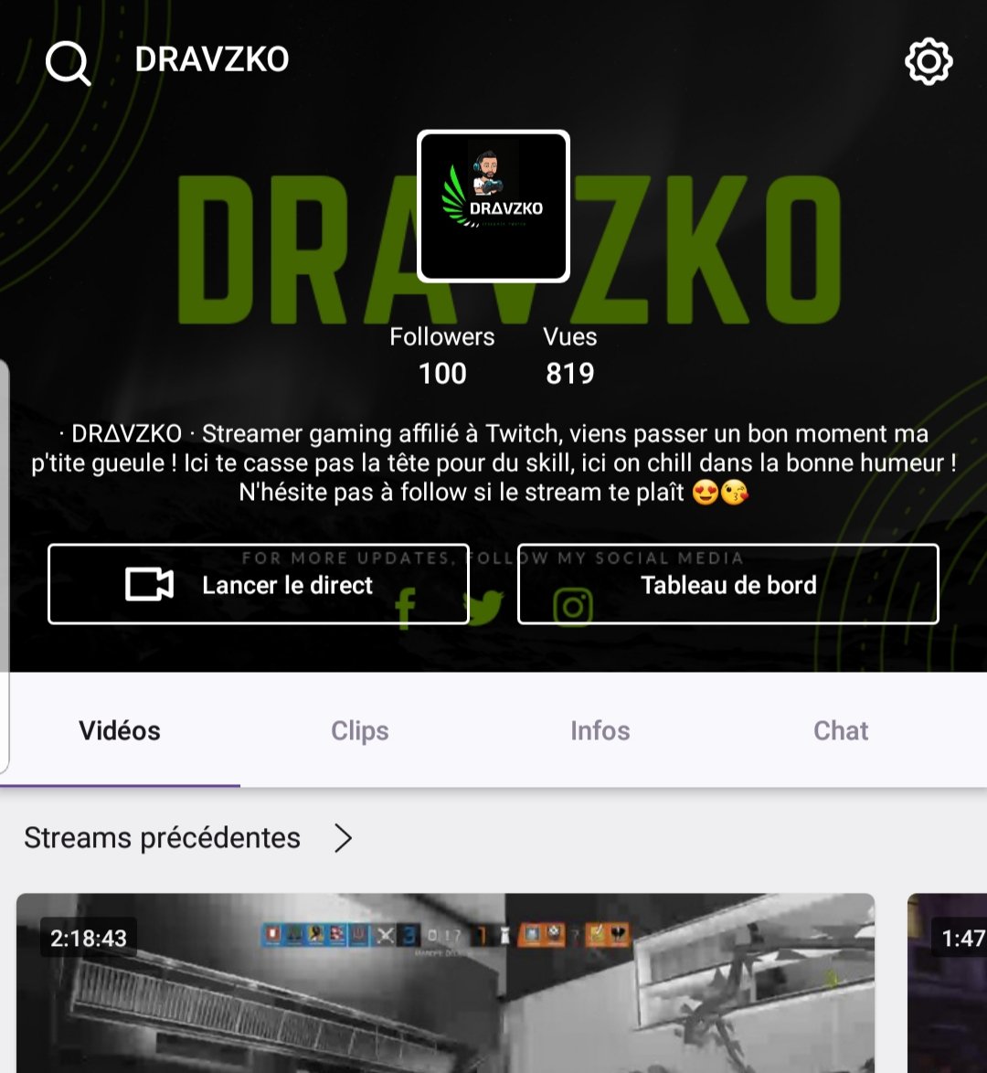 DRAVZKO's tweet photo. Un grand MERCI à vous tous mes p'tites gueules ! On a fait un très bon live ce soir, il y avait pas mal de monde, et grâce à votre soutien on a atteint les 100 followers 😍❤ https://t.co/48HHKplPuA https://t.co/RFtG0N1Hv3