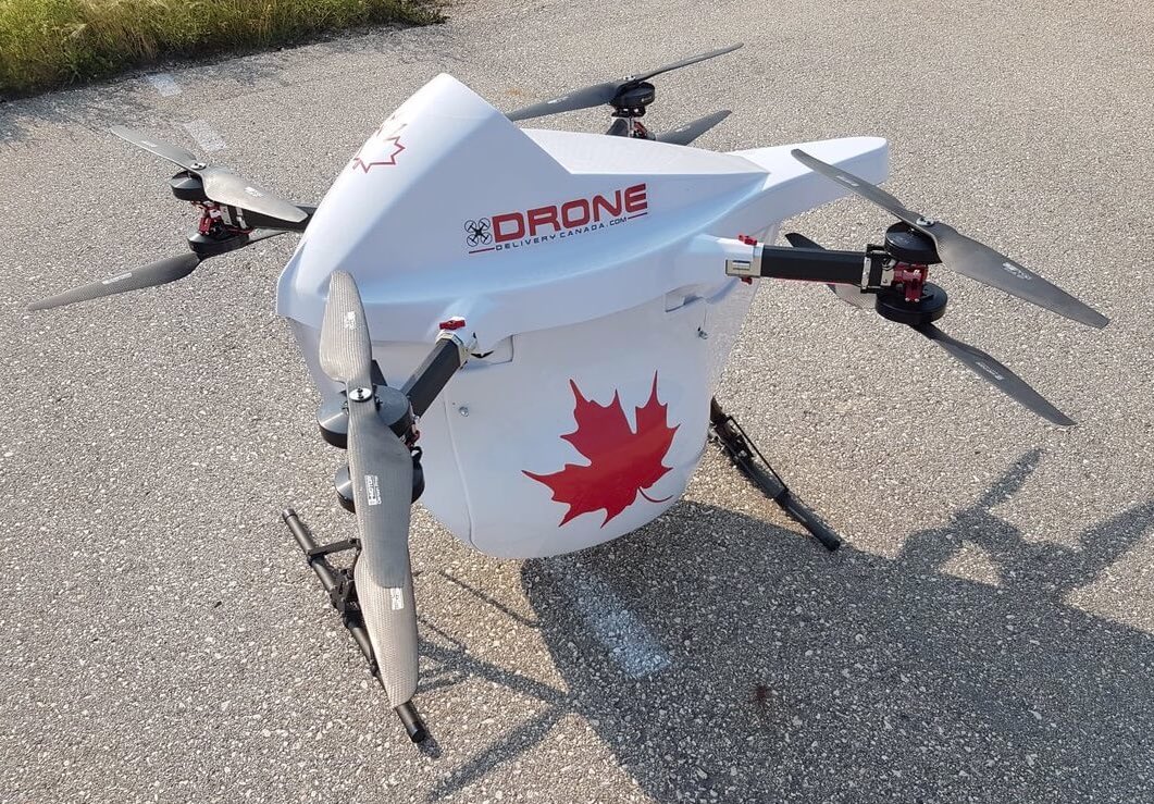 DronzCanada's tweet photo. DDC to unveil its 400 pound payload cargo delivery drone https://t.co/cEW0Ox4Y1r https://t.co/PG8CFPiXwt