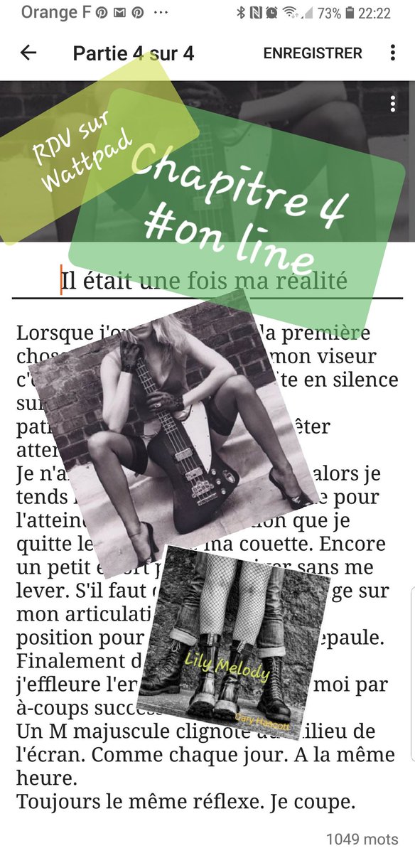 cary_hascott's tweet photo. Parfois il ne suffit que de quelques mots pour que la machine se remette en route....
#storytime #Wattpad #readers #comments #justyouandme https://t.co/LUZN0lzJIv