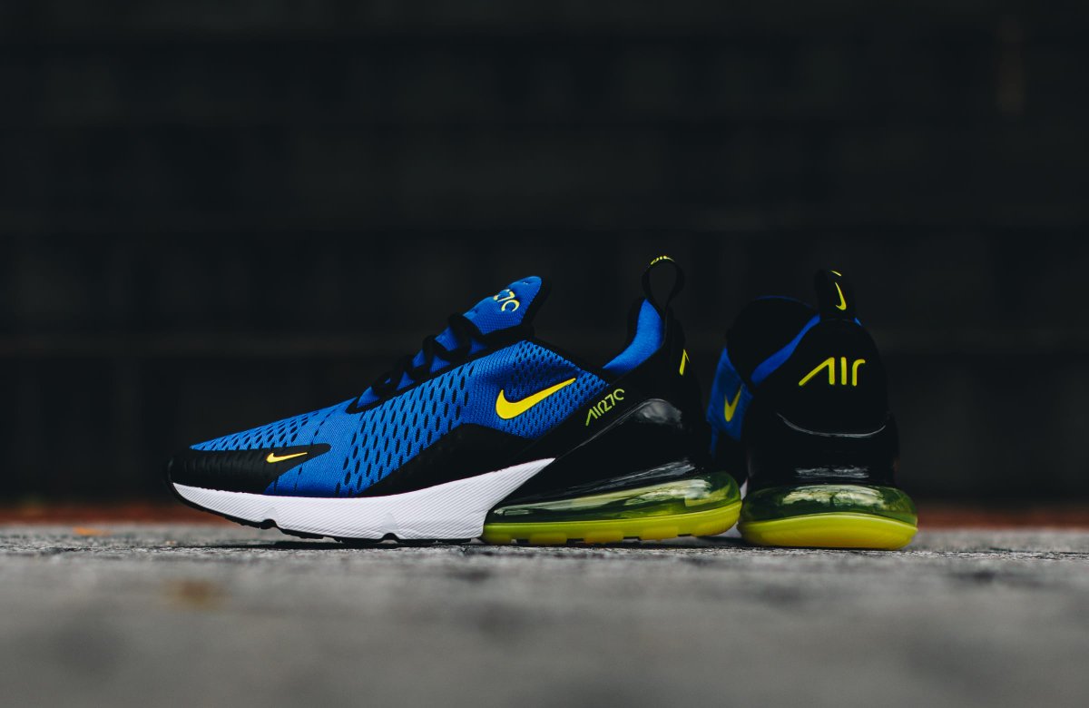 nike air max 270 game royal dynamic yellow