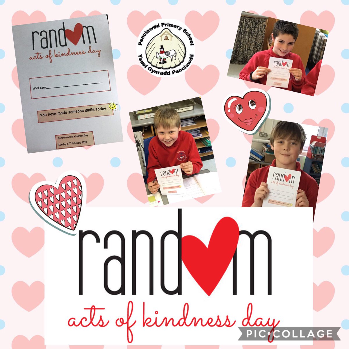Penclawdd's tweet photo. After a great assembly today , we are looking forward to seeing some more great #RandomActsOfKindness this week #Penchealth #Pencexp #Penclit #Penroc #Penccomm https://t.co/9uwPJUfq9I