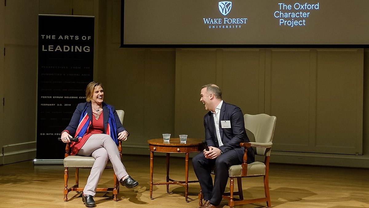 JepsonSchool's tweet photo. "We are as likely to fall victim to toxic charisma as were medieval nobles or early modern playgoers," Kristin Bezio (@PlayLeadership) said, comparing the #leadership of Trump to Shakespeare's Richard III in her Feb. 3 talk at the #ArtsofLeading conference at @WakeForest. https://t.co/CEYJdrr3Dt