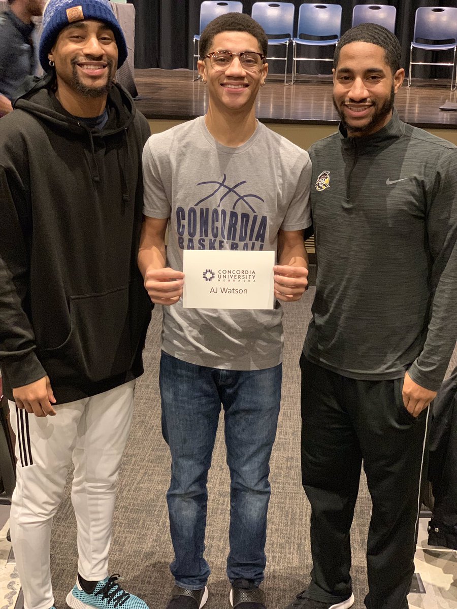 CoachBWatson's tweet photo. Remember awhile ago you were right there with me for my signing day. Crazy how times flies! We’ve laid down the blueprint for you to be successful at the next level & we’re very proud of you. Excited to see you continue your legacy and become a ⭐️ with @CUNEmbb 🏀‼️#GROWDOGS🐾 https://t.co/8ed6po3eAq