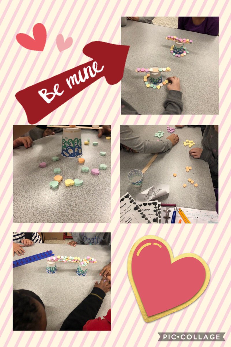 Elem_InnovaSHAN's tweet photo. This week is all about #ValentinesDaySTEM challenges. Our littlest wildcats used conversation hearts to sort, count, build towers, and explore balance and expand their vocabulary! @Henrico_Steam #hlp #kindergartenSTEM #idreamofsteaming https://t.co/SnxaMN79q4
