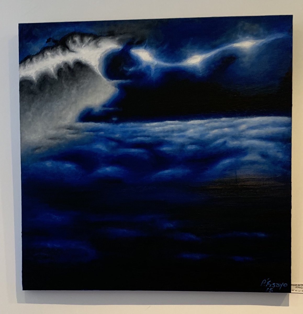 nativeblackcat's tweet photo. “Light after the storm” oil on canvas. 39x39 inches https://t.co/tedkYV5KXF