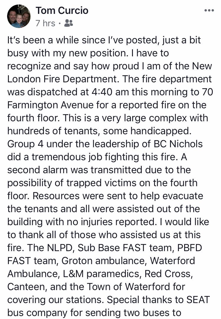 Local1522's tweet photo. See below for some words from the Chief of Department. Let it not be forgotten that staffing and aggressive firefighting save lives and property. https://t.co/ItXtudqPXl