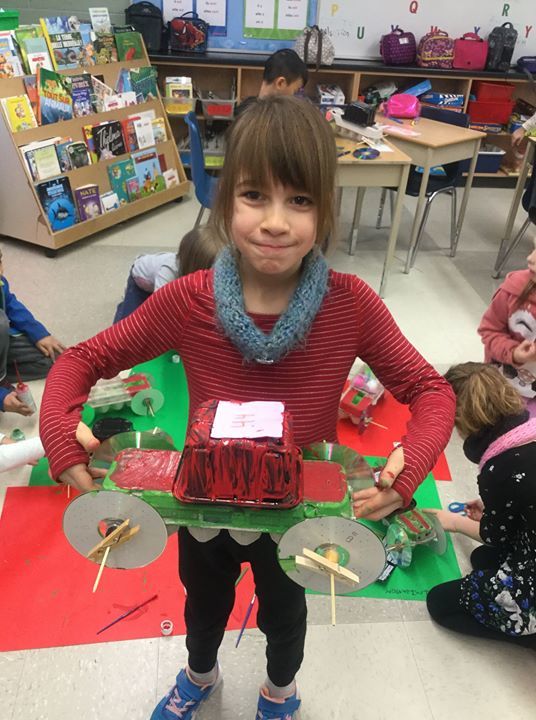 Nos leadeurs de 2e conçoivent une voiture, tout en ayant à respecter tous les critères de fabrication exigés. Un projet bien réussi dont ils peuvent être très fiers! :)))via Facebook bit.ly/2GmWVYA