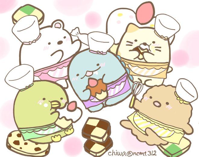 Twitter 上的 ちわ ぺんぎん 最推し ケーキ屋さんごっこぬいぐるみをモチーフに描いてみたんです すみっコぐらし すみっコイラスト部 ファンアート T Co Ajgxuhavak Twitter