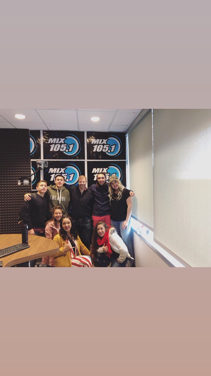 13crownofficial's tweet photo. So excited we got to interview and do a live preformance @971zht @MIX1051Utah here in Salt Lake City🤘🏽 https://t.co/rPdCWBOr1n