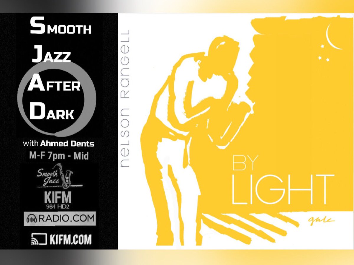 SmoothJazzKIFM's tweet image. In #SJAD Tonight: @ahmedsvoice is kicking off the week featuring a few tracks from @NelsonRangell ‘s  latest release, #ByLight . Tune in tonight at 7 PM on Smooth Jazz KIFM -  visit KIFM.com to listen or download the @Radiodotcom App! #SmoothJazz