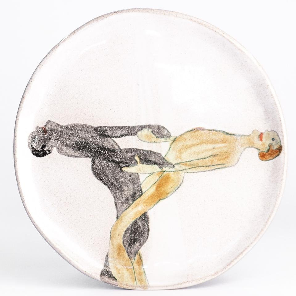 jschatzstudio's tweet image. Monday 11&quot; Dinner Plate from our Days of the Week Tableware Collection. #jschatz #handmadetableware #thisiswhathandmadeis