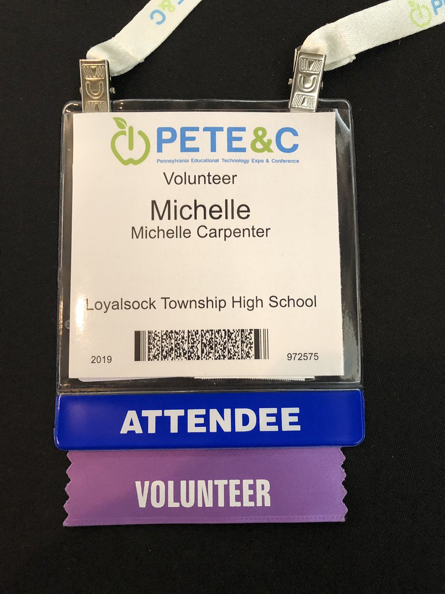 MrsCarpenterr's tweet photo. So excited to be at #pete2019 https://t.co/R0dxXL31Ug