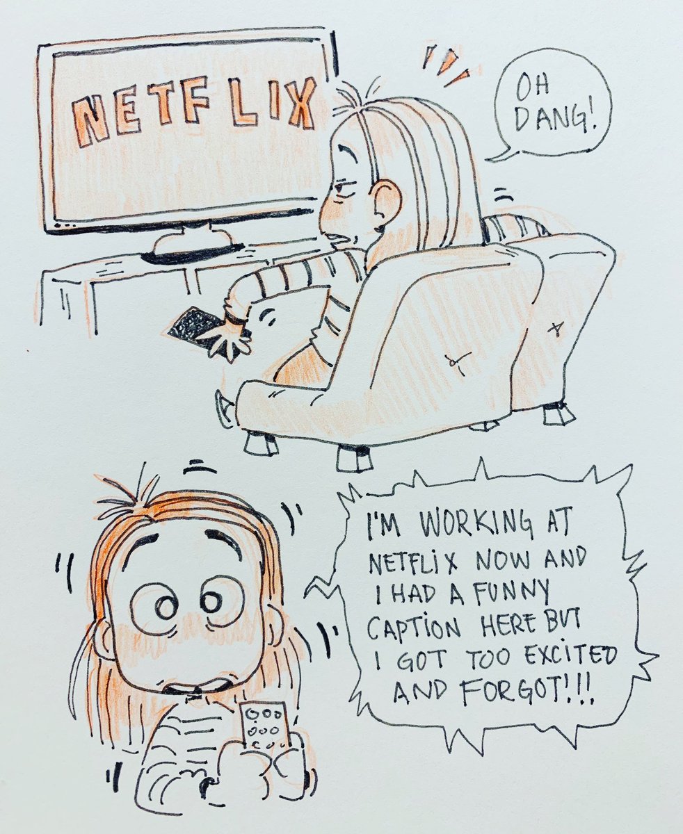 I'm working at Netflix now! v excited! ✨✨✨ 