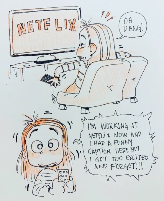 I'm working at Netflix now! v excited! ✨✨✨ 