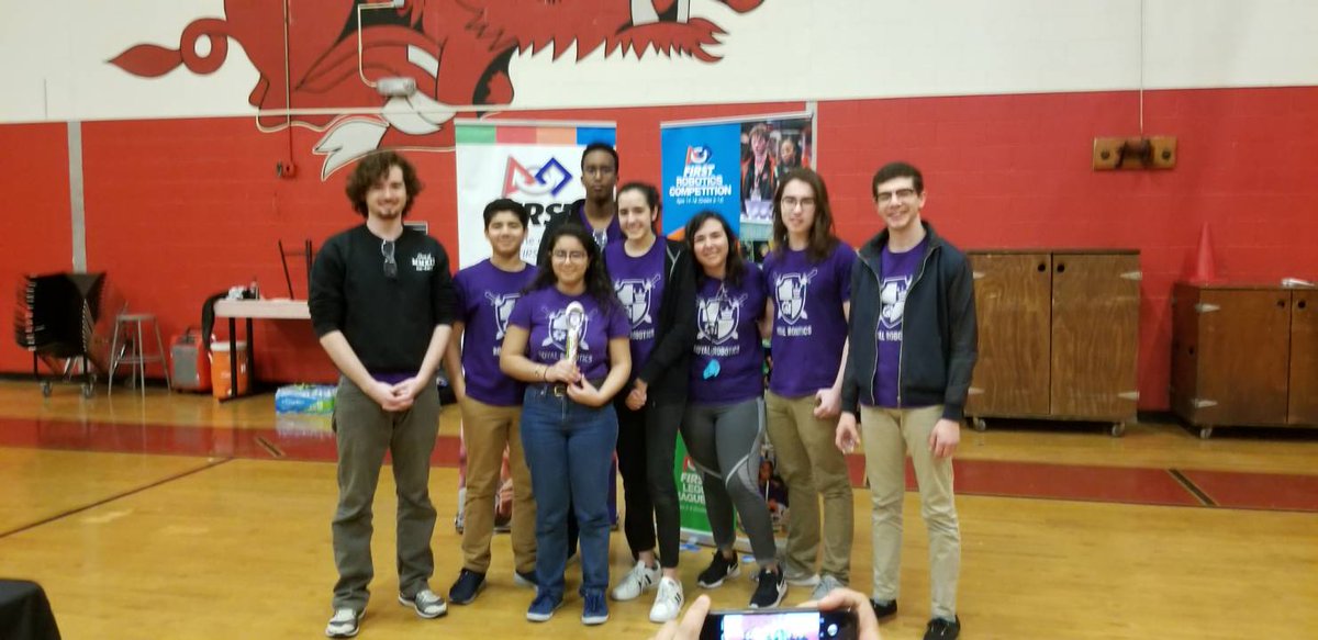 RoyalRobots's tweet photo. this weekend we had our league championship, we got 1st winning alliance, 2nd connect award, 2nd motivate award and 1st inspire! see you soon regionals!! also congrats to @EORobotics @ironclad8080 and @AutomatonsFTC for making it as well! https://t.co/F6SfIrShRC