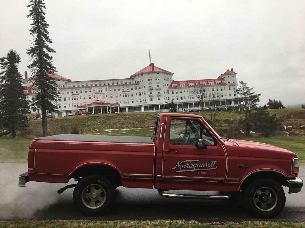 Gansettbeer's tweet photo. Here at the office, we like to play a game called #WheresLenny. Who's Lenny? @PeteMFBoyd's trusty F150. Can you guess where they were when this photo was taken? #HiNeighbor https://t.co/nbPCd5P0Vi
