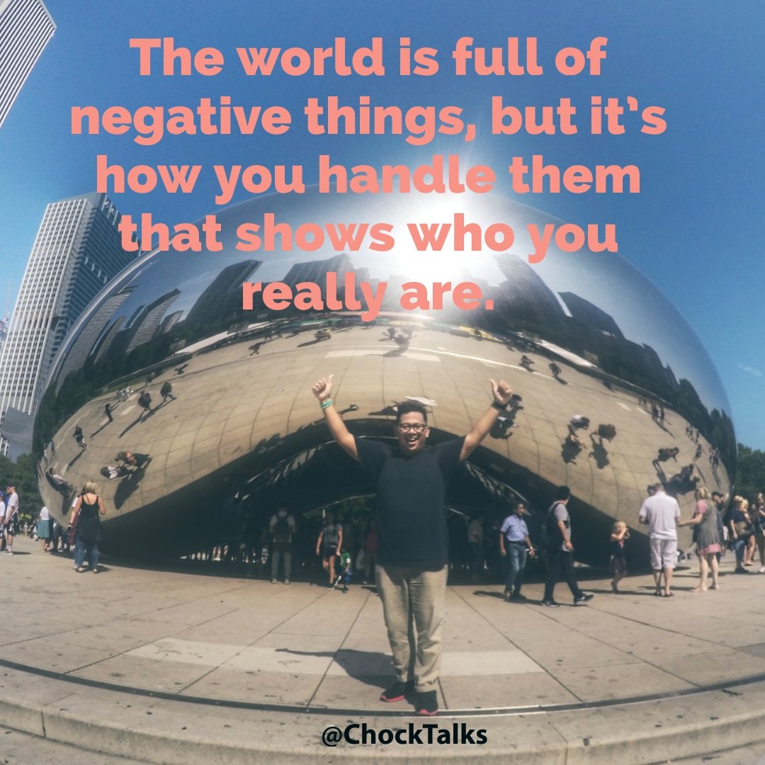 ChockTalks's tweet image. Stay Positive. #ChockTalks