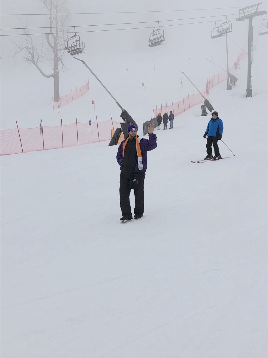 Day 1 of the #PAWinterGames is in the books!  A great day of competition for the athletes & a great day of volunteering for our students.  Back at it again tomorrow! #PlayHardWorkHarder