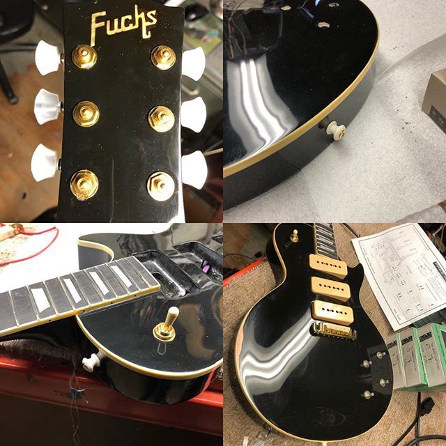 FuchsAudio's tweet photo. This will be one classy beast ! #fuchsaudio #lespaul #notagibson #guitar #handmade #electricguitar #engelguitars https://t.co/p9n5VGui5M https://t.co/kqROvNBpCi