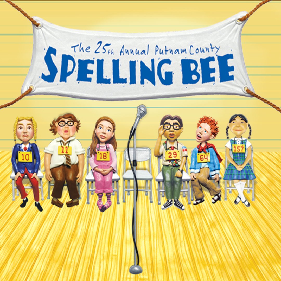 SCUPresents's tweet photo. The 25th Annual Putnam County Spelling Bee is I-R-R-E-S-T-I-B-L-E. This Tony Award winning musical is full of charm and humor and is guaranteed to have to you running for a dictionary! πDon't miss out Mar 1-9 in Mayer Theatre! #SCUTaDa #scupresents https://t.co/7nkCpnE6gc